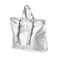 Miniatyrbild 2 av 2: Väska - Victoria - Shopper - Silver - Glänsande - Dragkedja