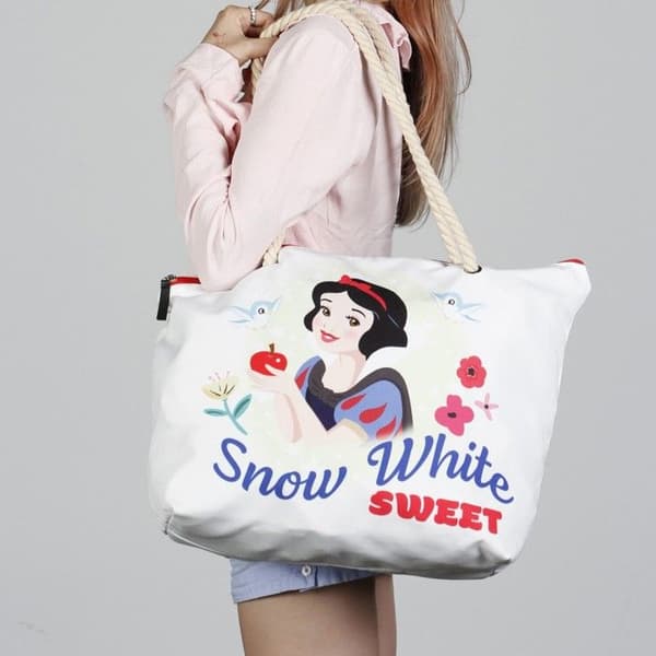Sun Beach Bag - Disney Snow White Sweet - Vit - One Size