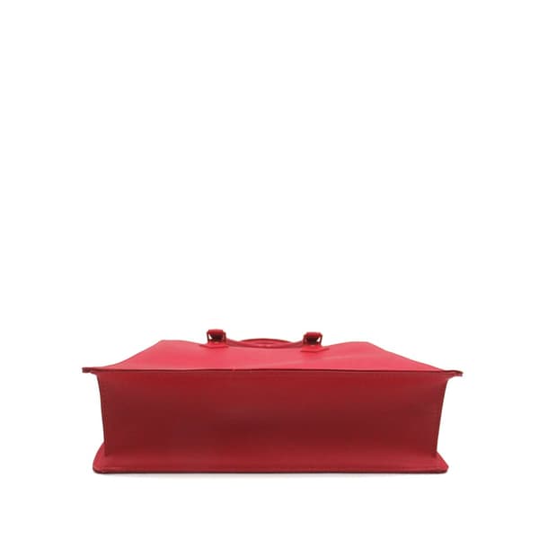 Pre-owned Louis Vuitton Epi Sac Plat PM Red