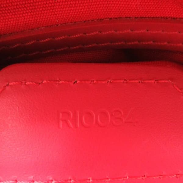 Pre-owned Louis Vuitton Epi Sac Plat PM Red