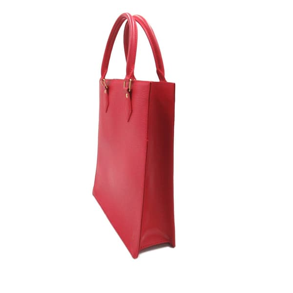 Pre-owned Louis Vuitton Epi Sac Plat PM Red