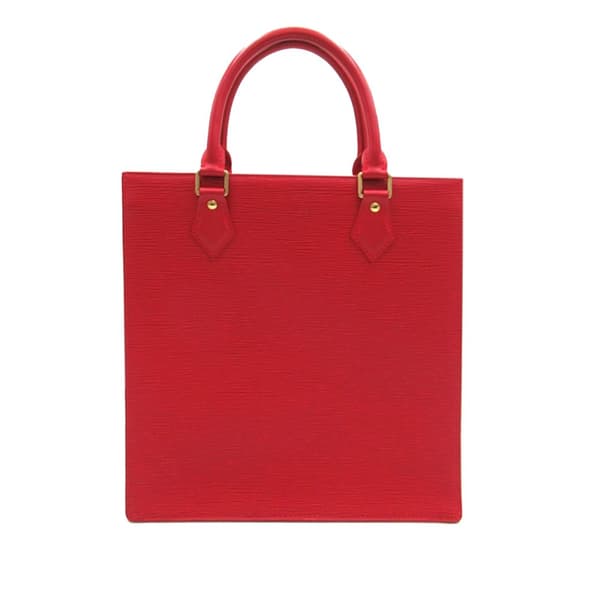 Pre-owned Louis Vuitton Epi Sac Plat PM Red