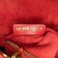 Miniatyrbild 7 av 10: Pre-owned Dior Mini Lambskin Cannage Studded Supple Lady Dior Red