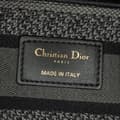 Miniatyrbilde 6 av 10: Pre-owned Dior Mizza Medium Embroidered Canvas Leopard Lady D Lite Gray