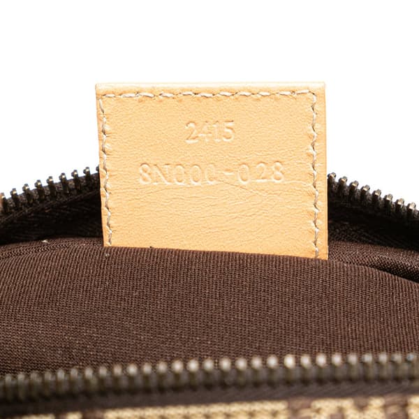 Pre-owned Fendi Zucchino Canvas Handbag Brown