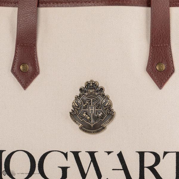 Cinereplicas Indkøbstaske Hogwarts Harry Potter Beige
