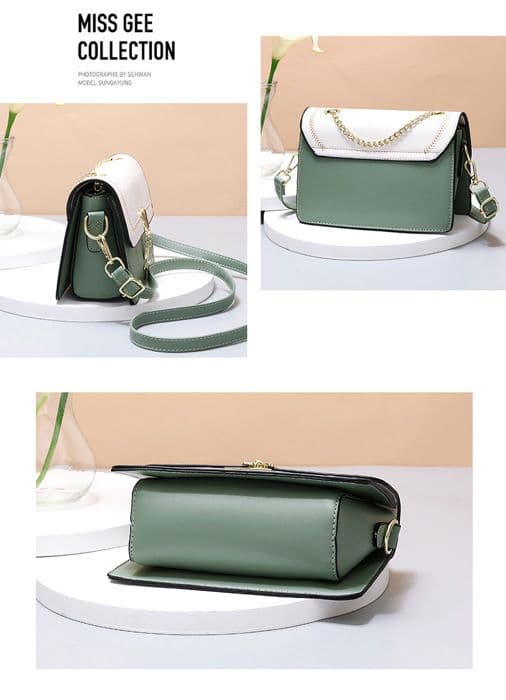 Crossbody-väskor för kvinnor Dam Top Handle Bag Pu Läder Axelväska Elegant väska Handväska Handväska Dam fyrkantig väska -Svart