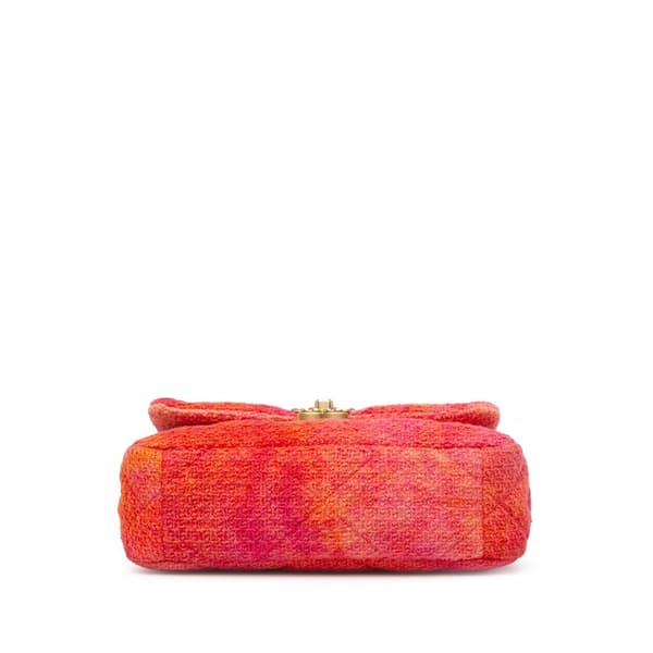 Pre-owned Chanel Medium Tweed 19 Flap Pink