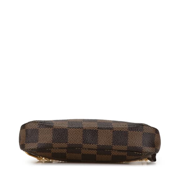 Pre-owned Louis Vuitton Damier Ebene Trunks and Bags Mini Pochette Accessoires Brown
