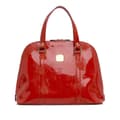 Pikkukuva 1 / 10: Pre-owned MCM Visetos Patent Handbag Red