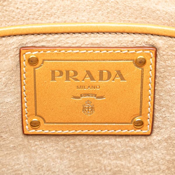 Pre-owned Prada Canapa Satchel Black