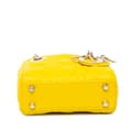 Pikkukuva 3 / 8: Pre-owned Dior Micro Lambskin Cannage Lady Dior Yellow
