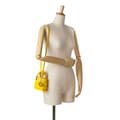 Pikkukuva 8 / 8: Pre-owned Dior Micro Lambskin Cannage Lady Dior Yellow