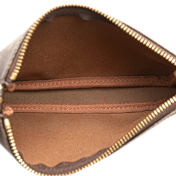 Pre-owned Louis Vuitton Monogram Mini Pochette Accessoires Brown