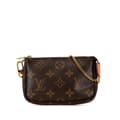 Miniatyrbilde 1 av 7: Pre-owned Louis Vuitton Monogram Mini Pochette Accessoires Brown