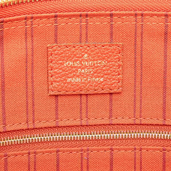 Pre-owned Louis Vuitton Monogram Empreinte Speedy Bandouliere 25 Red