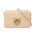 Miniatyrbild 1 av 2: Pinko Love Click Classic Handväska - Beige - Beige