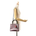 Miniatyrbillede 9 af 9: Pre-owned Dior Anselm Reyle Medium Metallic Lambskin Cannage Lady Dior Gray
