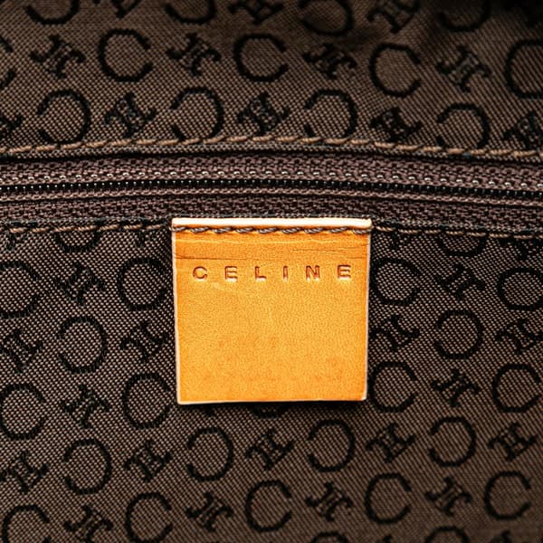 Pre-owned Celine Suede C Macadam Handbag Brown