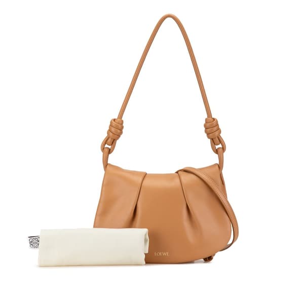 Pre-owned LOEWE Leather Paseo Satchel Brown