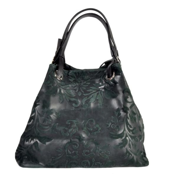 Grön barock läderväska - CMLPB - CMLPB Collection - Grön - Vuxen - Läder - Unisex