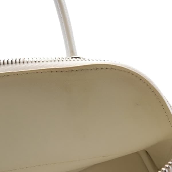 Pre-owned Hermès Epsom Bolide 27 White