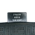 Miniatyrbilde 7 av 9: Pre-owned Fendi Large Zucca Perforated Leather Baguette Satchel Blue