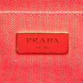 Miniatyrbilde 4 av 8: Pre-owned Prada Small Canvas Canapa Logo Satchel Red