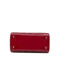 Miniatyrbild 3 av 10: Pre-owned Dior Medium Patent Cannage Lady Dior Red