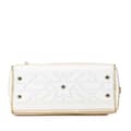 Miniatyrbilde 3 av 9: Pre-owned Dior Medium Padded Etoile Leather Vibe Zip Bowling Bag Gold