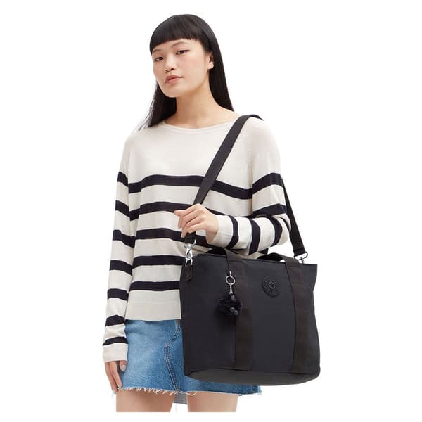 Kipling Minta L 20l Tygpåse Svart