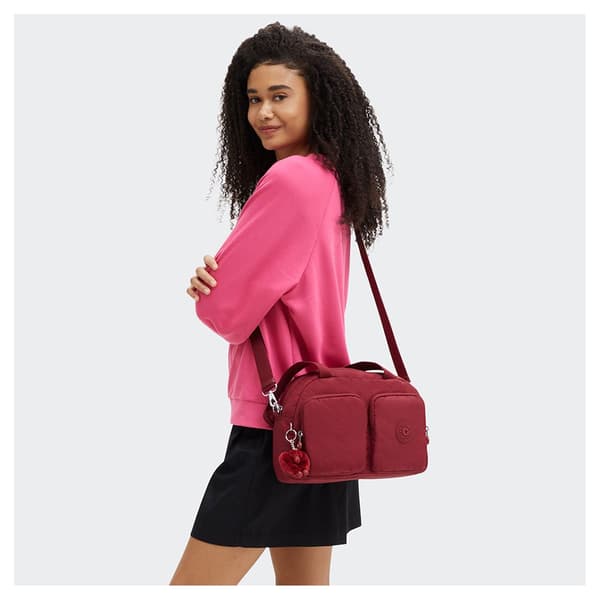 Kipling Cool Defea 11l Axelväska Röd