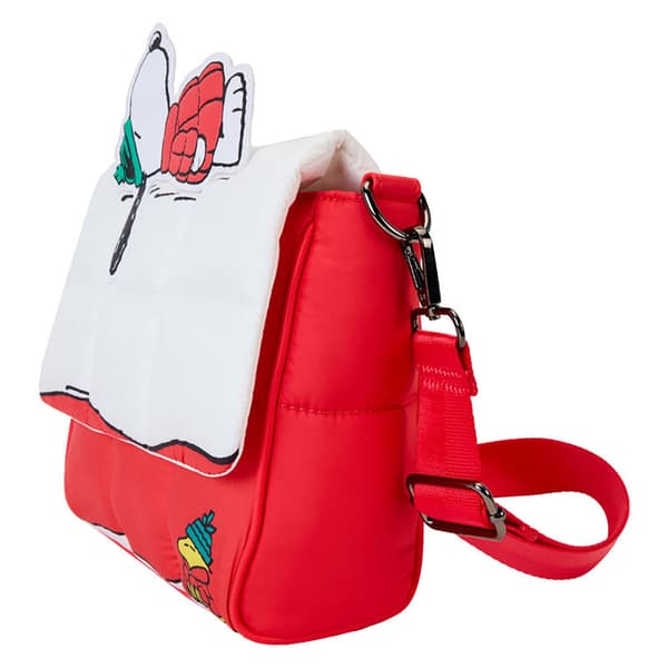 Loungefly Holiday Snoopy Handväska Röd