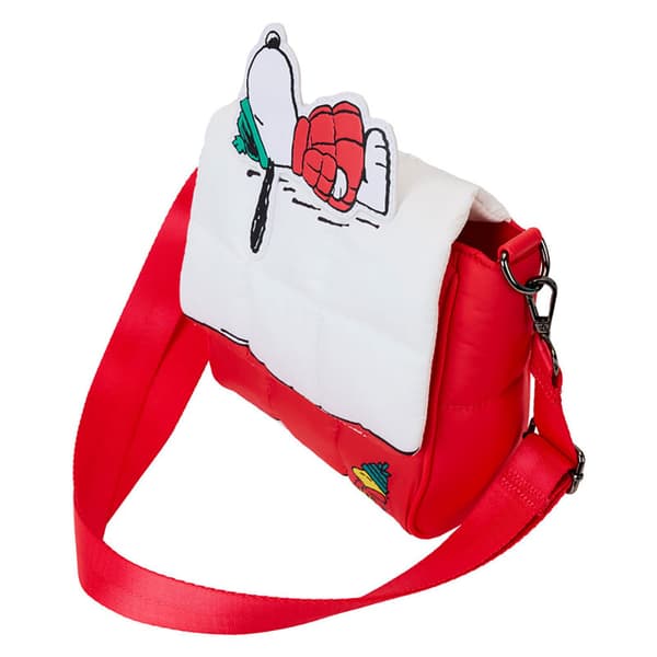 Loungefly Holiday Snoopy Handväska Röd