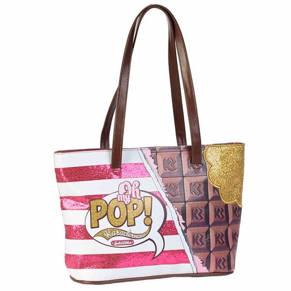 Oh My Pop Chocolat Stofpose Rosa