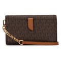 Miniatyrbillede 2 af 3: Michael Kors Heather Smartphone Skuldertaske Brun