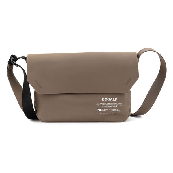 Ecoalf Bonded Sling Taske Brun