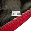 Miniatyrbilde 3 av 7: Pre-owned Prada Cinghiale Bauletto Handbag Red