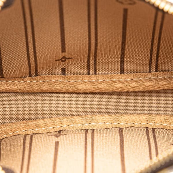 Pre-owned Louis Vuitton Monogram Trunks and Bags Mini Pochette Accessoires Brown