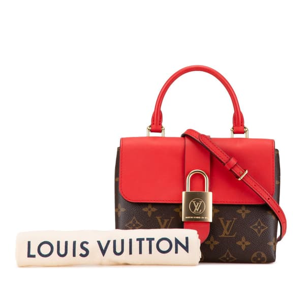 Pre-owned Louis Vuitton Monogram Locky BB Brown