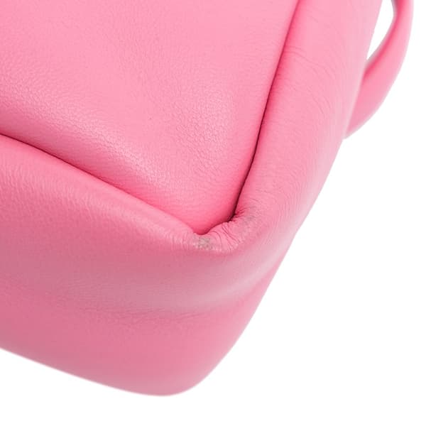 Pre-owned Jacquemus Lambskin Le Bambimou Satchel Pink