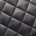 Miniatyrbild 6 av 6: Pre-owned Chanel Quilted Lambskin Oval Logo Chain Top Handle Round Clutch on Chain Black