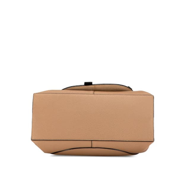 Pre-owned LOEWE Small Leather Gate Top Handle Satchel Brown