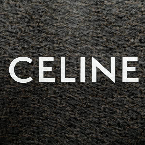 Pre-owned Celine Medium Triomphe Coated Canvas Vertical Cabas Satchel Black