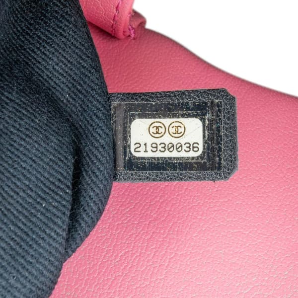 Pre-owned Chanel Small Goatskin Double Carry Waist Chain Flap Pink