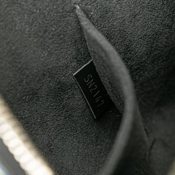 Pre-owned Louis Vuitton Epi Denim Alma BB Blue