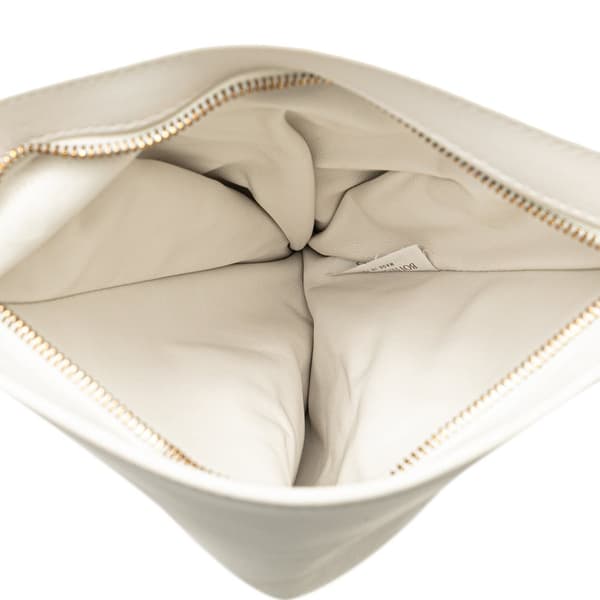 Pre-owned Bottega Veneta Calfskin The Mini Twist Handbag White