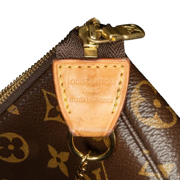 Pre-owned Louis Vuitton Monogram Mini Pochette Accessoires Brown