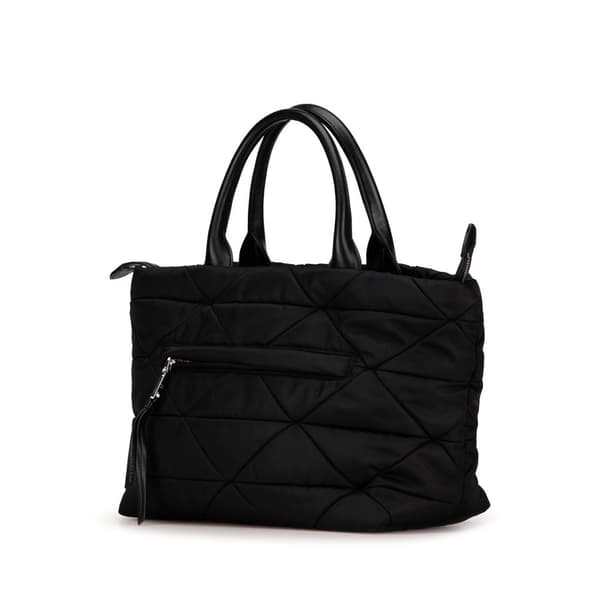 Pre-owned Prada Re Nylon Padded Satchel Black