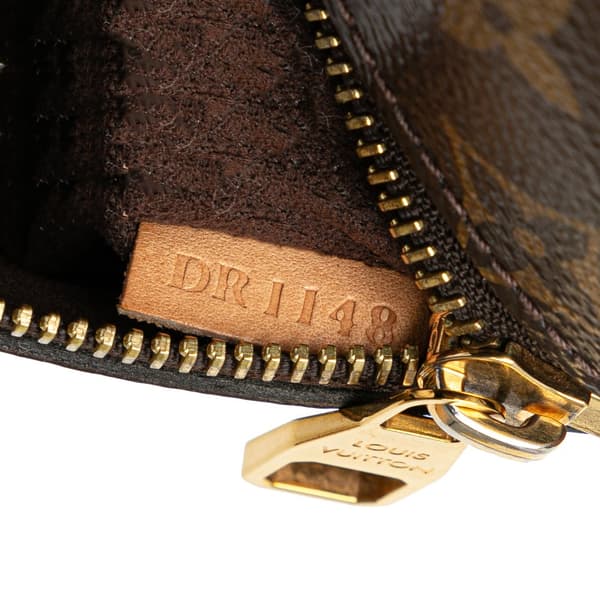 Pre-owned Louis Vuitton Monogram Pochette Metis Brown